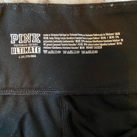 SOLD❌❌Victoria’s Secret PINK Ultimate Leggings 🖤 - Picture 3 of 3